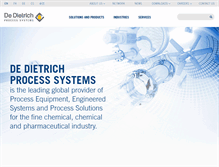 Tablet Screenshot of dedietrich.com